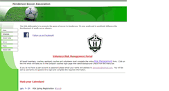 Desktop Screenshot of hendersontxsoccer.com